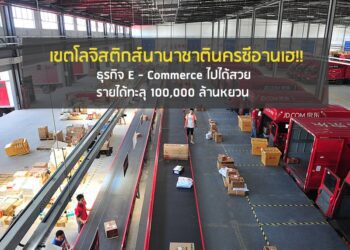 เขตโลจิสติกส์นานาชาตินครซีอานเฮ!! ธุรกิจ E – Commerce ไปได้สวย รายได้ทะลุ 100,000 ล้านหยวน