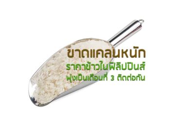 ขาดแคลนหนัก ราคาข้าวในฟิลิปปินส์พุ่งเป็นเดือนที่ 3 ติดต่อกัน