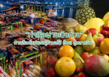 “ท่าเรือฝางเฉิงก่าง” ทางเลือกใหม่ของผู้ค้าผลไม้ (ไทย) สู่ตลาดจีน