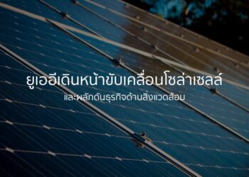 ยูเออีเดินหน้าขับเคลื่อนโซล่าเซลล์และผลักดันธุรกิจด้านสิ่งแวดล้อม