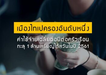 เมืองไทเปครองอันดับหนึ่ง ค่าใช้จ่ายเฉลี่ยต่อปีต่อครัวเรือน ทะลุ 1 ล้านเหรียญไต้หวันในปี 2561