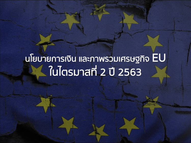 นโยบายการเงินของ ECB และภาพรวมเศรษฐกิจของ EU ในไตรมาสที่ 2 ปี 2563