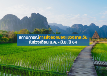 สถานการณ์การส่งออกของแขวงสาละวันในช่วงเดือน ม.ค. – มิ.ย. ปี 64