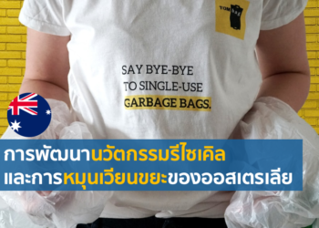 นวัตกรรมรีไซเคิลและการหมุนเวียนขยะเหลือใช้ของรัฐ New South Wales