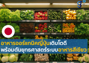 อาหารออร์แกนิคญี่ปุ่นเติบโตขนาดไหนในตลาดโลก ?