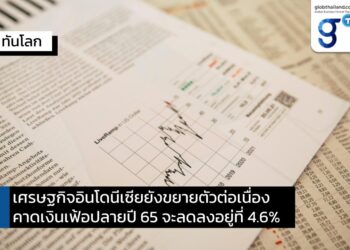 เศรษฐกิจอินโดนีเซียยังขยายตัวต่อเนื่อง คาดเงินเฟ้อปลายปี 65 จะลดลงอยู่ที่ 4.6%