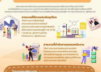 Info : สำรวจตลาดแรงงานกว่างซี Q2/2567 แรงงานทักษะด้าน IT ยังเนื้อหอม สายงานสื่อสิ่งพิมพ์แข่งเดือด!